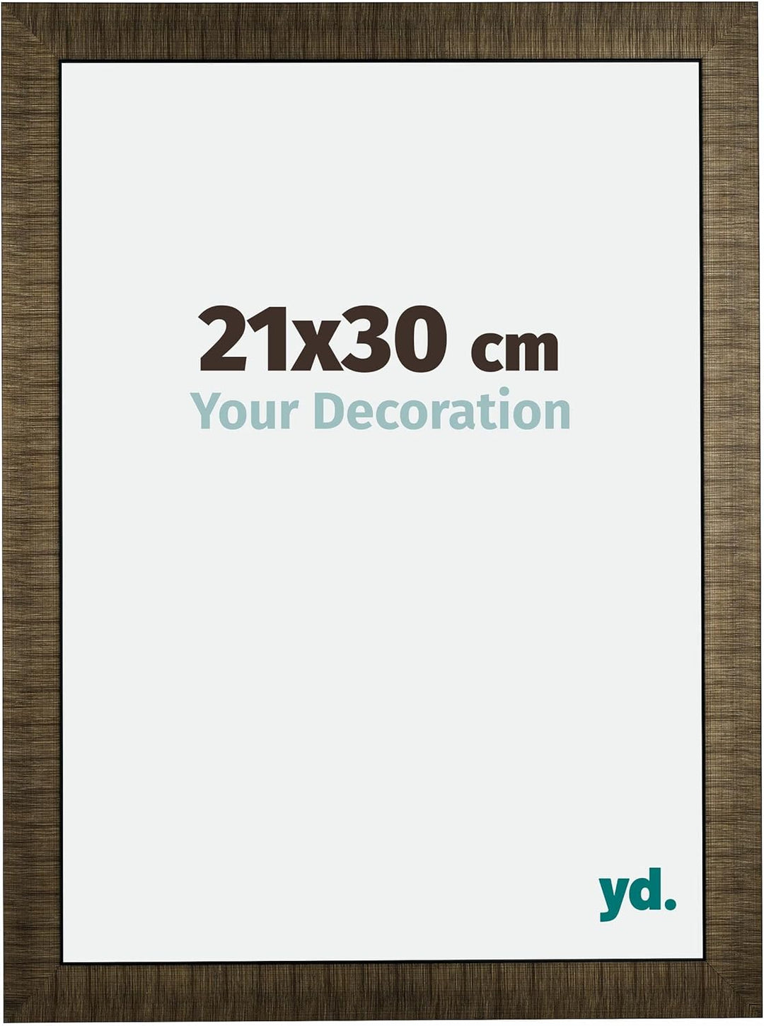 yd. Your Decoration - Bilderrahmen 21x30 cm - Bilderrahmen aus Holz mit Acrylglas - Antireflex - Aus