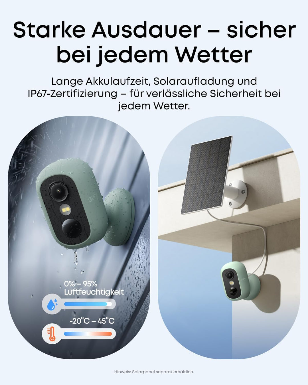 eufy eufyCam C35, Kabellose Überwachungskamera Aussen & Innen, Magnetische Halterung, Farbnachtsicht