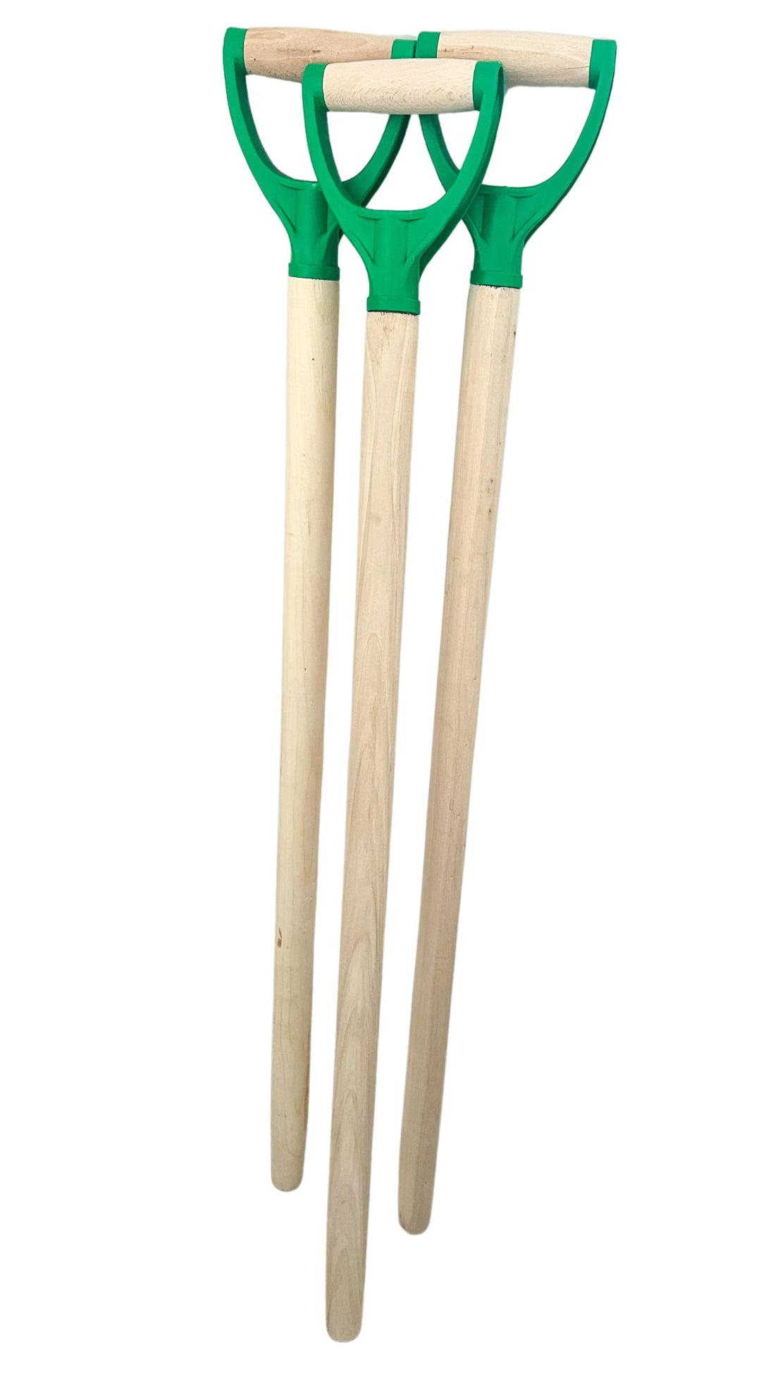 pokm toolsmarket - Besenstiel Holz mit Plastik Griff, 95 cm, Holzstiel aus Bochenholz, Gerätestiel Ø