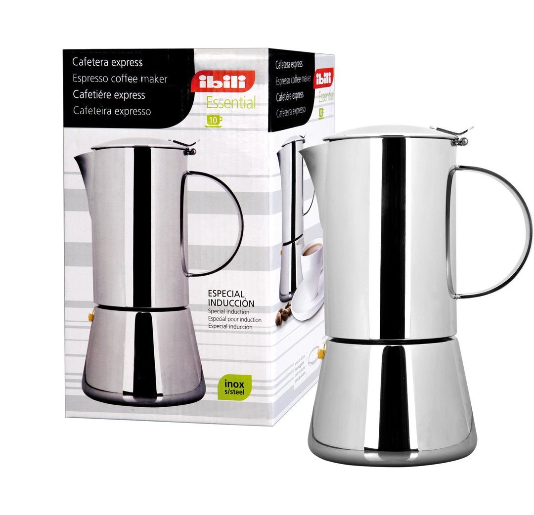 IBILI - Express-Kaffeekocher Essential, 4 Tassen, 200 ml, Edelstahl, für Induktionsherde geeignet 4