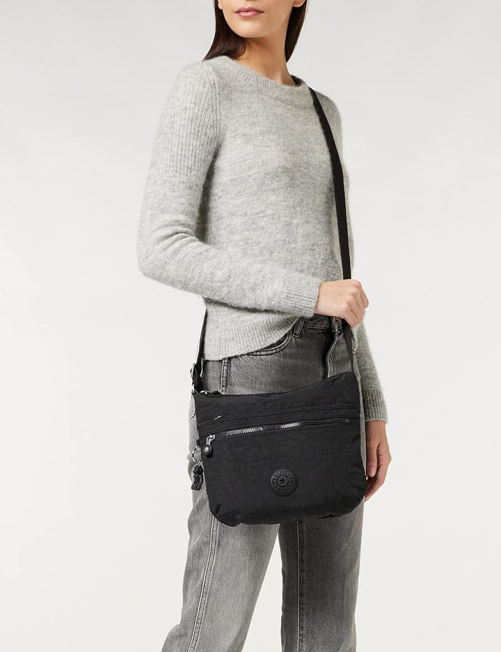 Kipling Unisex-Adult ARTO Crossbody, Black Noir, One Size, Black Noir