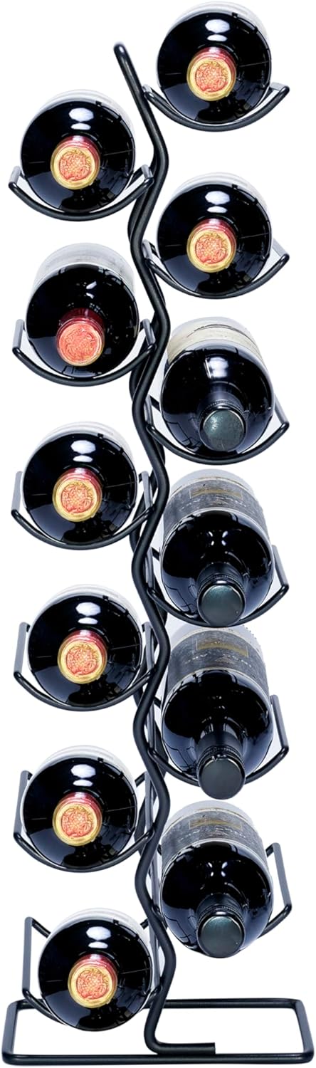 Weinregal für 12 Flaschen 22x16x70cm (LxBxH) - Weinschrank - Weinflaschenhalter - Weinlagerung - Sch