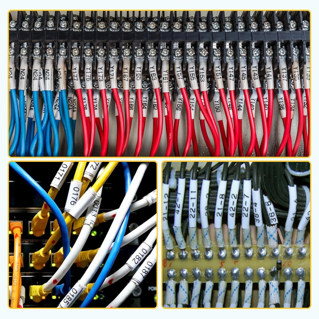 Pristar 3x Kompatibel mit Brother P-touch Schrumpfschläuche HSe-251 HSe251 HS251 HS-251 Schriftband