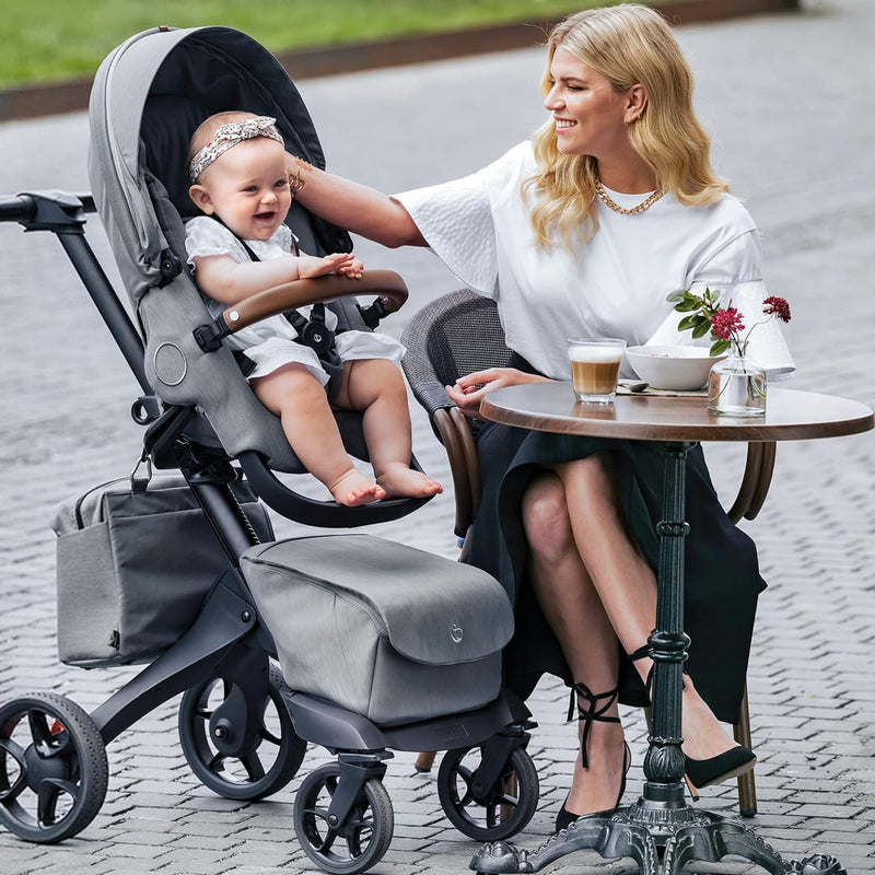 Stokke Xplory X Wickeltasche – Trageoption als Schultertasche oder Rucksack – Inklusive faltbarer Wi