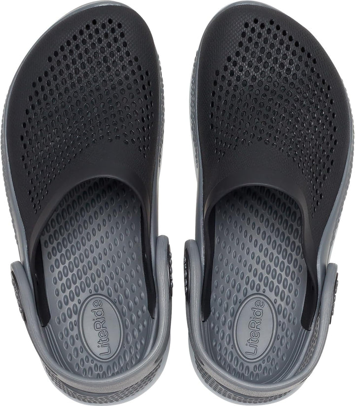 Crocs Unisex Kinder Literide 360 Clog T Holzschuh 29/30 EU Black Slate Grey, 29/30 EU Black Slate Gr
