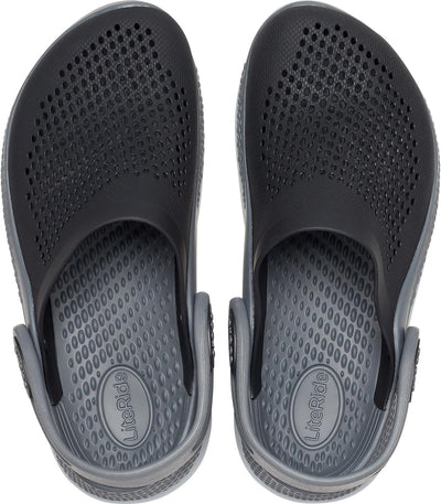 Crocs Unisex Kinder Literide 360 Clog T Holzschuh 29/30 EU Black Slate Grey, 29/30 EU Black Slate Gr