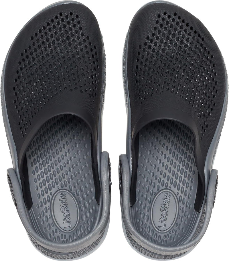 Crocs Unisex Kinder Literide 360 Clog T Holzschuh 29/30 EU Black Slate Grey, 29/30 EU Black Slate Gr