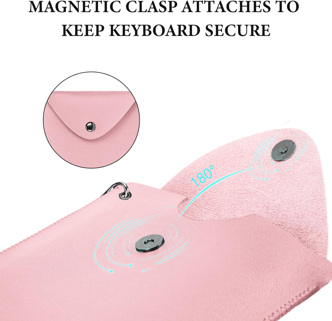 Geekria Tastatur-Tragetasche, Ersatz für Logitech MX Keys Mini Tastaturhülle, veganes Leder, schütze