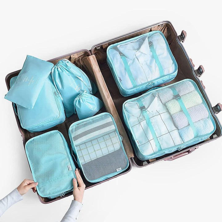 BillyBath Organizer set, Packing Cubes Kleidertaschen Schuhbeutel Reiseorganizer Packwürfel Kosmetik