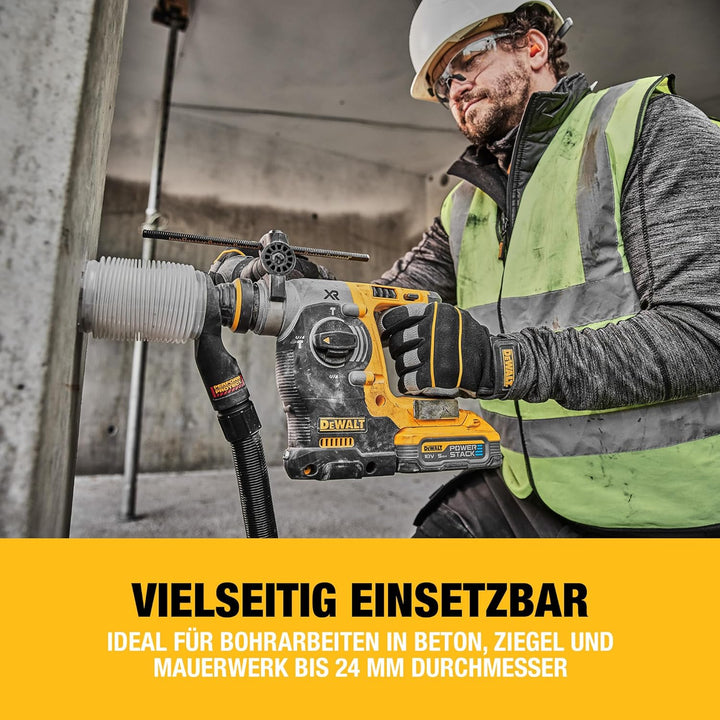 DEWALT SDS-plus XR Akku-Kombihammer / Schlagbohrmaschine DCH273NT (18V, bürstenlos, 24mm, ideal für