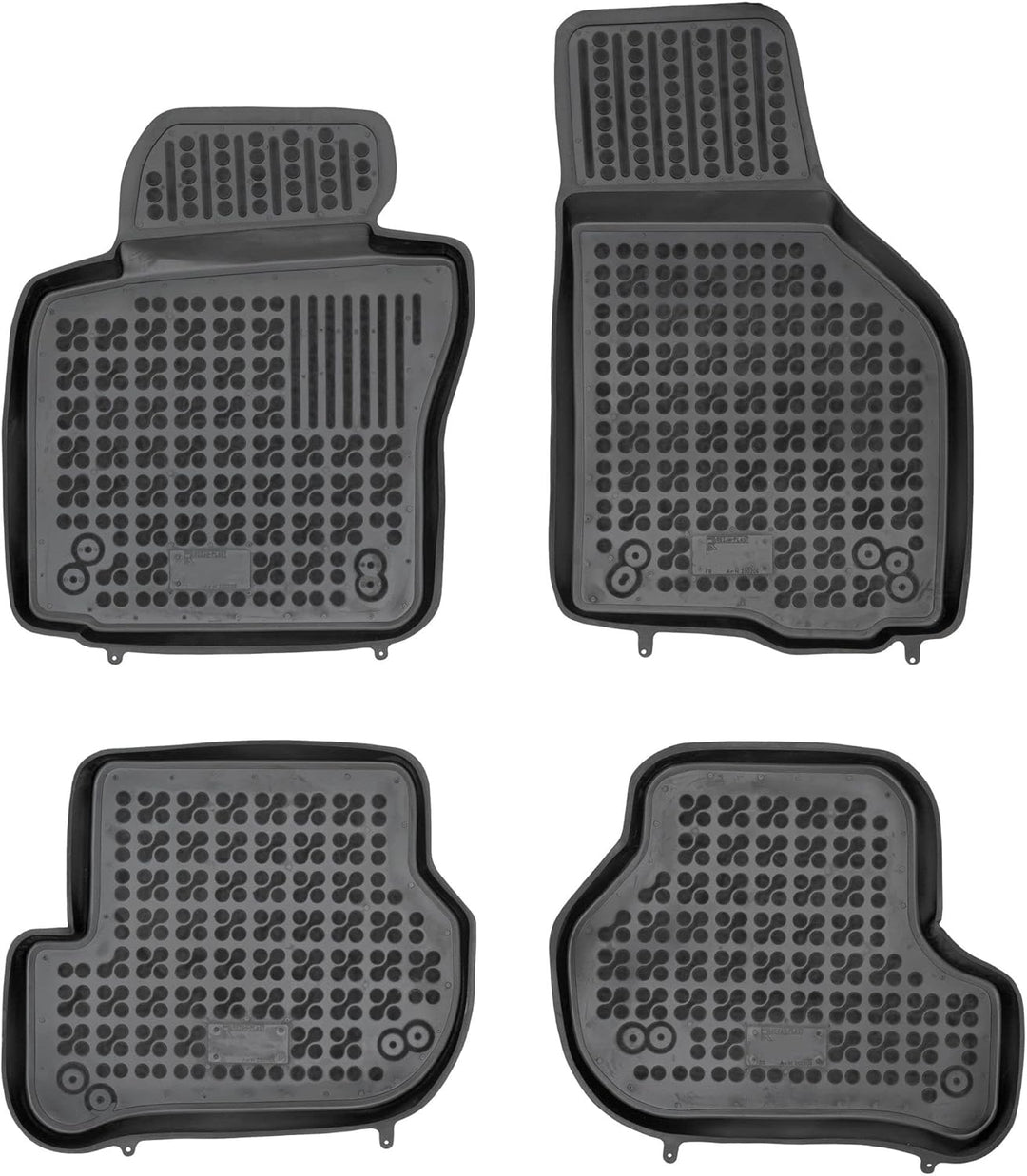 SMK Auto fussmatten gummimatten passt für SEAT Leon II MK2 2005-2013 fussmatten Auto für alle Jahres