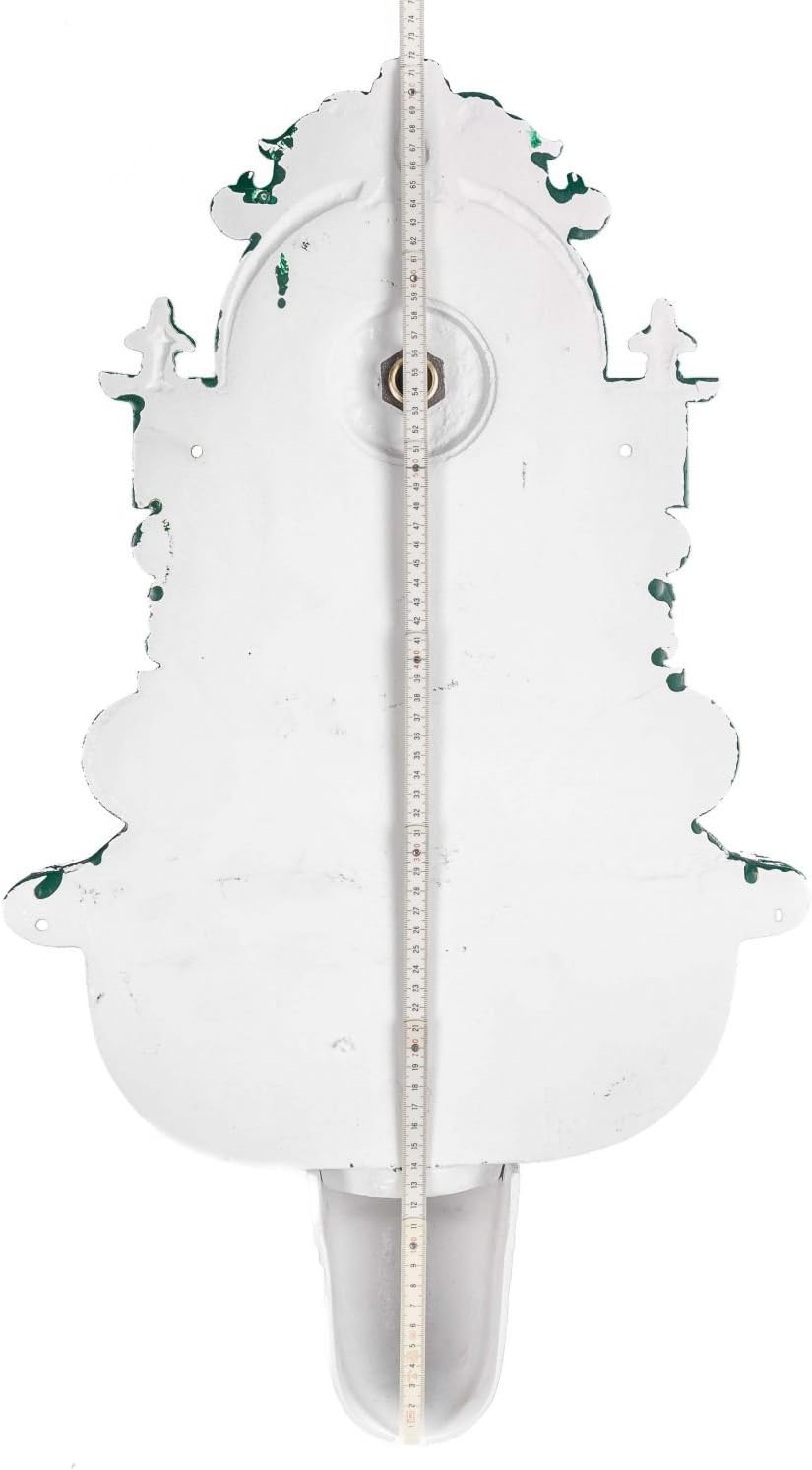 aubaho Nostalgie Waschbecken Brunnen Wandbrunnen 72cm Aluminium Garten Fountain