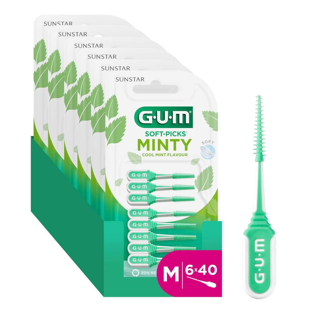 GUM SOFT-PICKS COMFORT FLEX MINT Interdentalreiniger | Zahnzwischenraumreinigung Und Plaqueentfernun