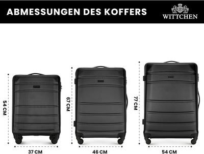 WITTCHEN Globe Line Modern, Koffer-Set 3tlg