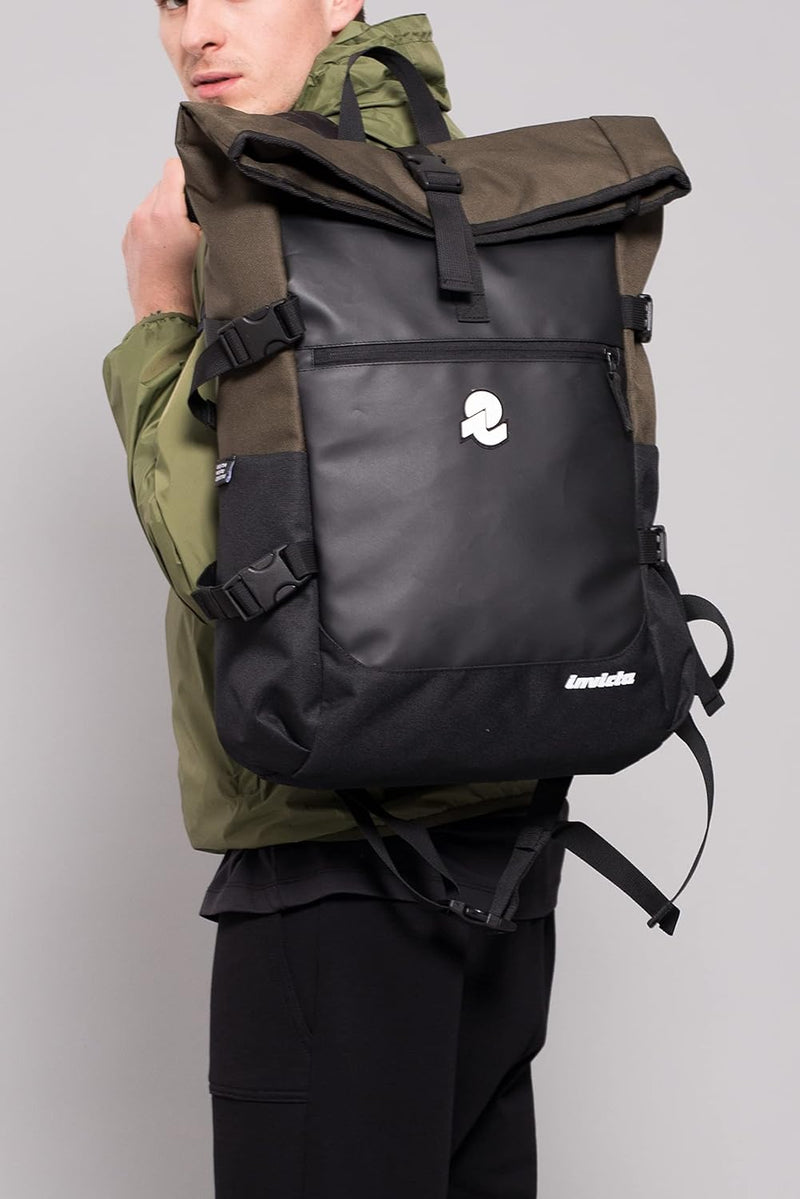 INVICTA ACT FOLD Rucksack aus nachhaltigem Stoff, Praktisch & Unisex Leicht, kompakt, mit Laptopfach