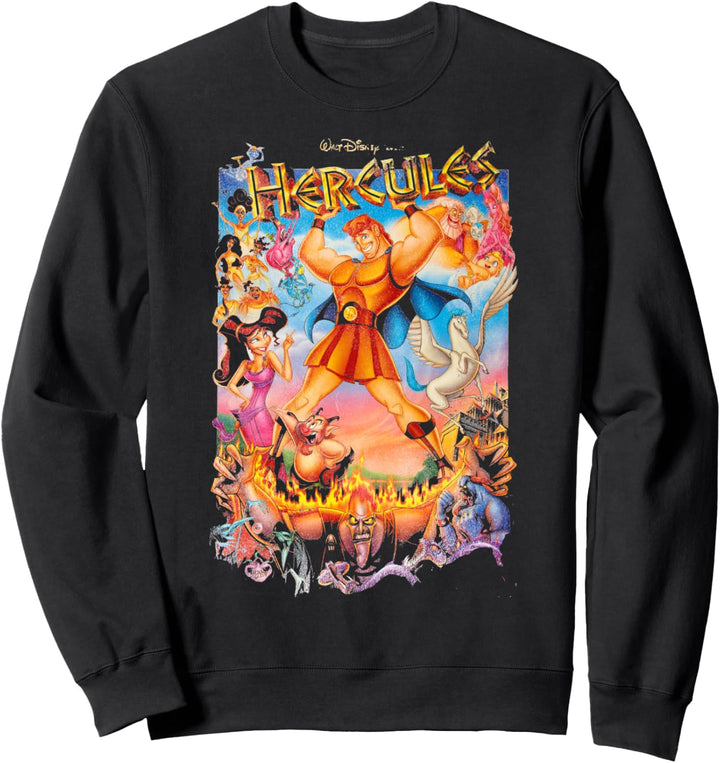 Disney Hercules Classic Movie Poster Sweatshirt