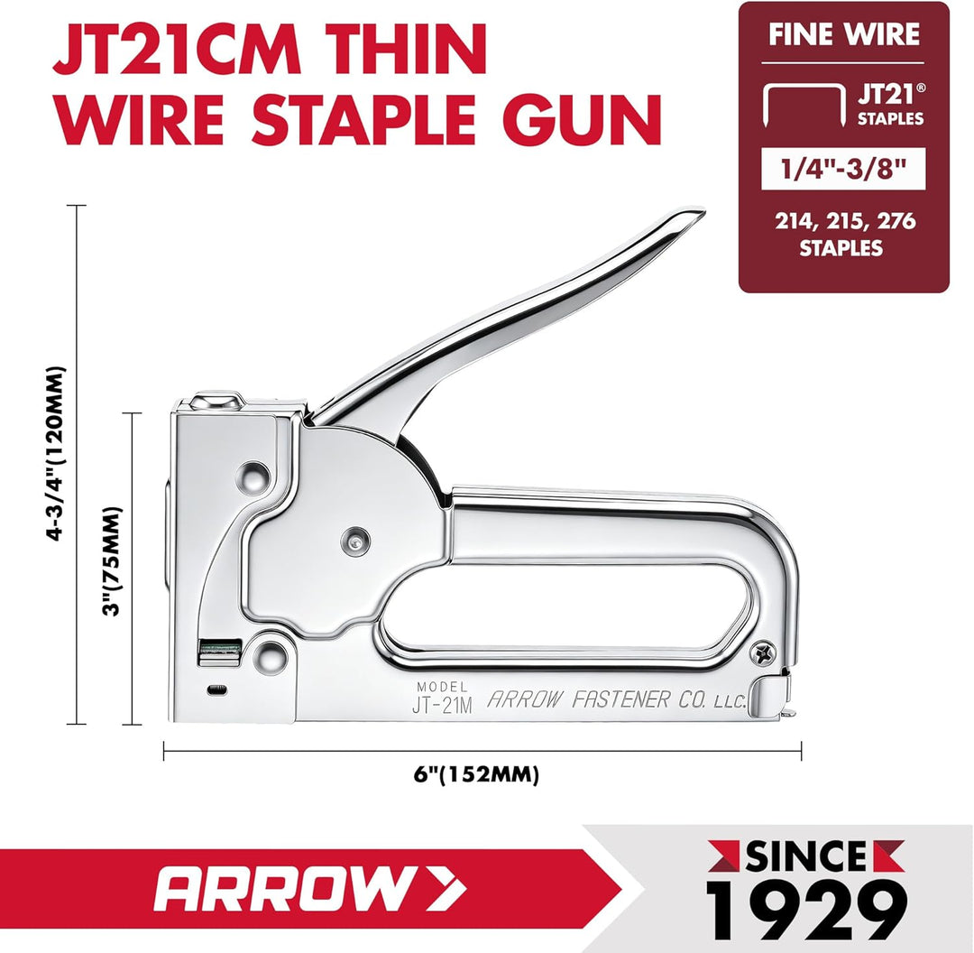 Arrow Junior Staple Gun, JT21CM, 1