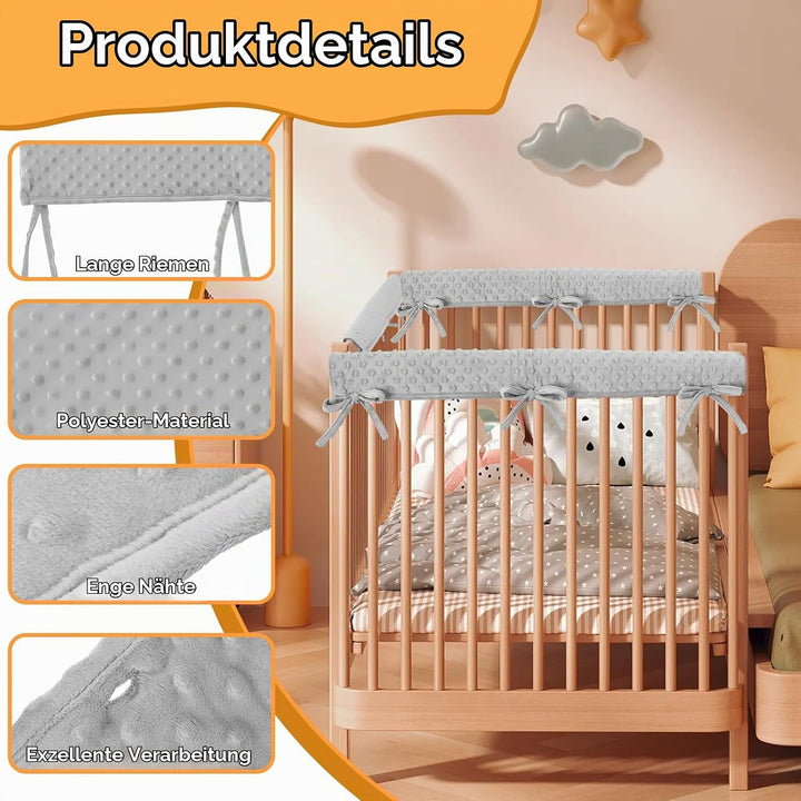 Bettkantenschutz Für Kinderbetten,Schutz für Bettrahmen,Babybett Umrandungen,Babybett Umrandungen,Ab