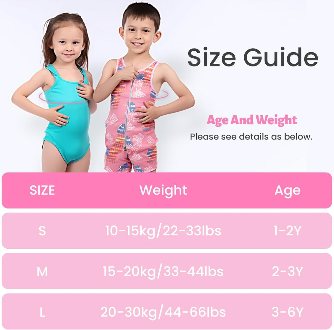 Zeraty Kleinkind Schwimmjacke - Leichte Kinder Schwimmweste - Schwimmhilfe für Kinder - Floating Bad