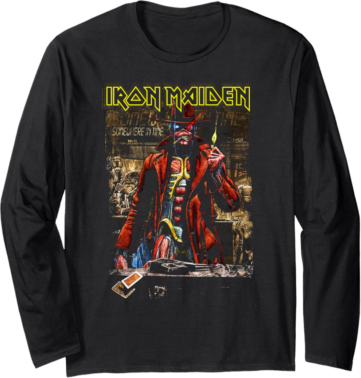 Iron Maiden - Stranger Sepia Langarmshirt