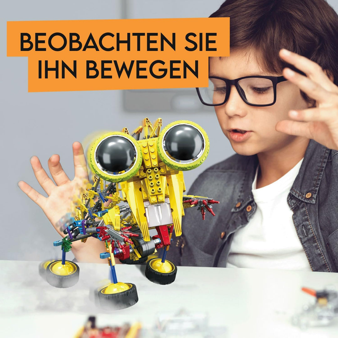 Science4you Robotics Omegabot - Roboterbaukasten für Kinder, Bauen Sie Ihren eigenen laufenden Robot