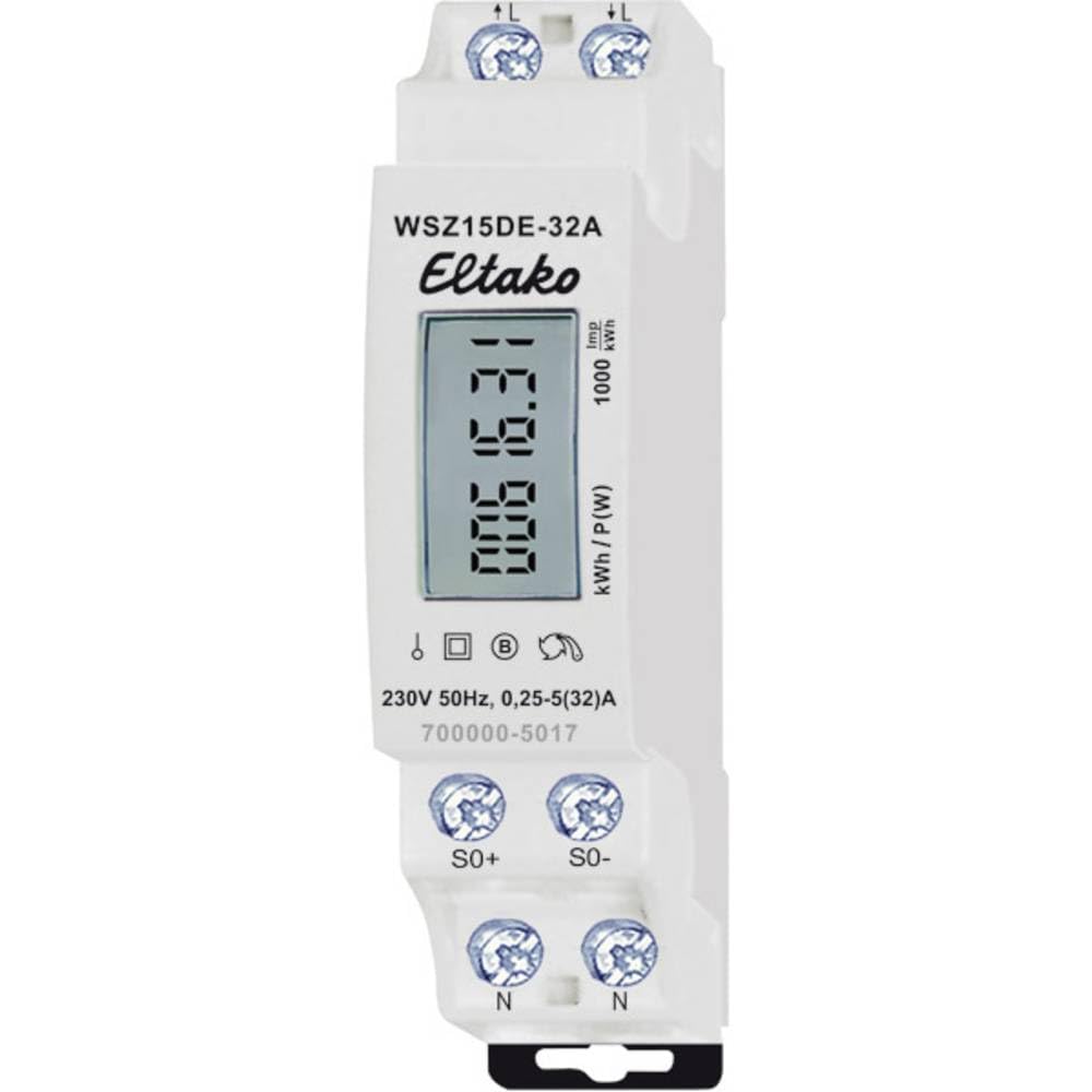 Eltako 28032615 WSZ15DE-32A Wechselstromzaehler digital 32A 1St, 230 V