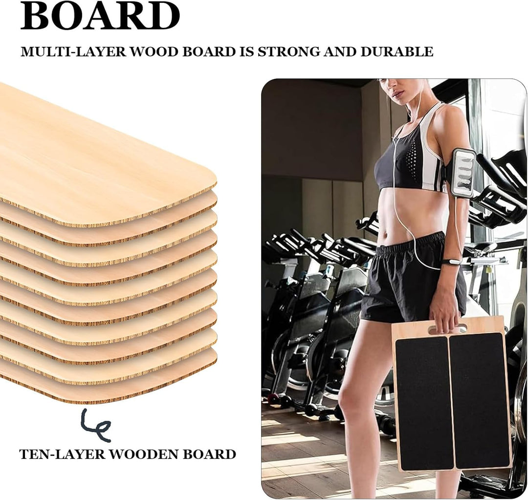 Slant Board, Tragbares Wadendehner Mit Griff, Professionelles Schrägbrett Aus Holz, Verstellbares Fi