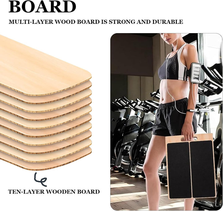 Slant Board, Tragbares Wadendehner Mit Griff, Professionelles Schrägbrett Aus Holz, Verstellbares Fi