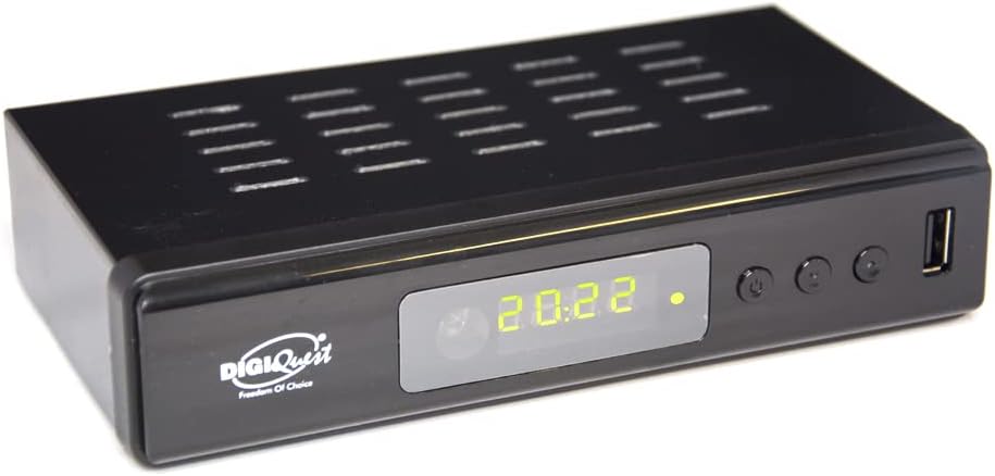 Digiquest Twin Tuner Rec - Digitaler terrestrischer Decoder DVB-T2, Full HD - Small Edition - Videor
