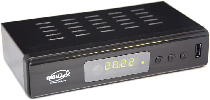 Digiquest Twin Tuner Rec - Digitaler terrestrischer Decoder DVB-T2, Full HD - Small Edition - Videor