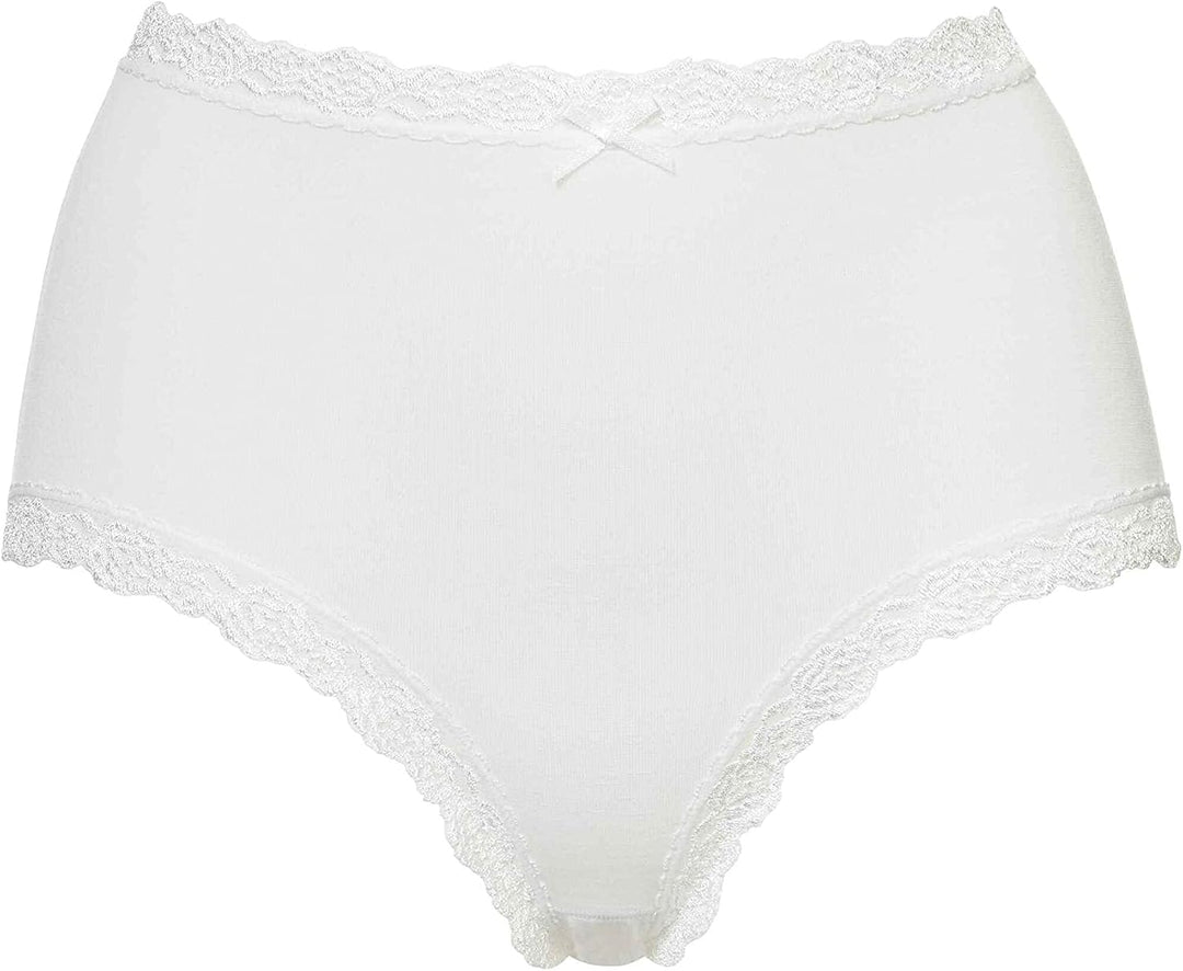 Nina von C. Damen-Taillenslip 3er-Pack Modal Weiss 38, Weiß 38