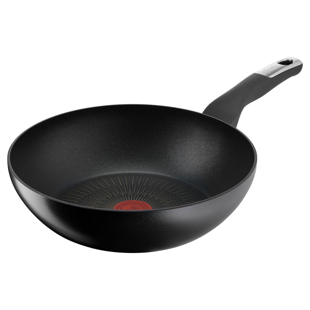 Lagostina Intensive Pro, Antihaft-Wok, 28 cm, Titanbeschichtung, kratzfest, schnelles und gleichmäss