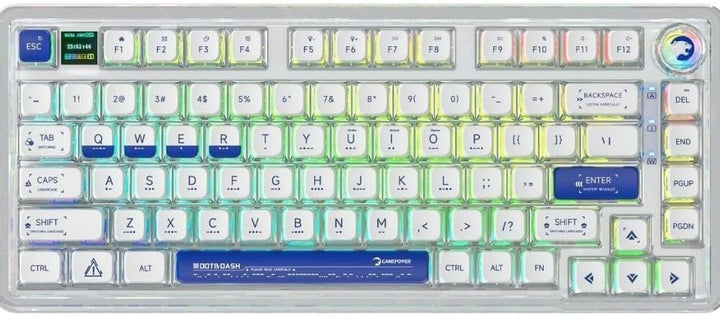 GAMEPOWER Gasket Pro X Kabellose Mechanische Gaming Tastatur, 75% Layout, Triple Mode Wireless, Blue