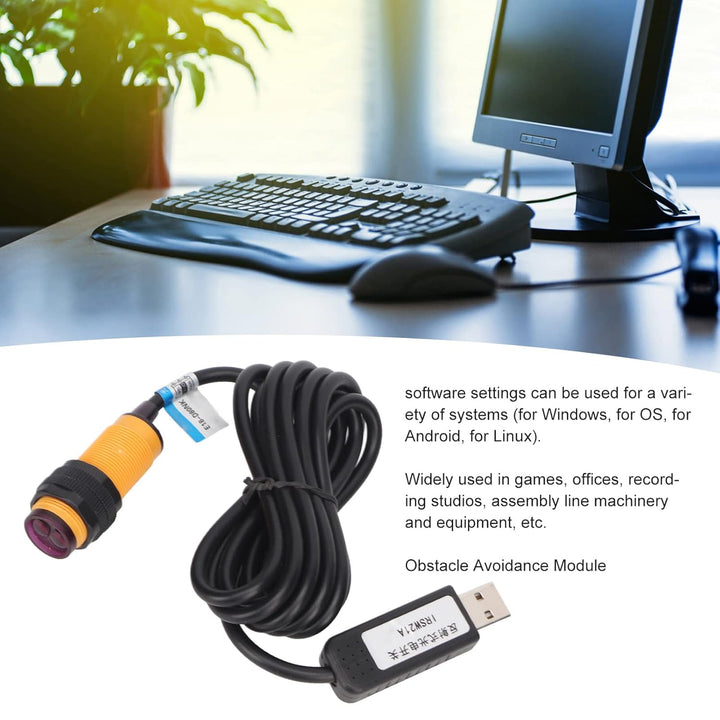 USB-Infrarot-reflektierender Fotoelektrischer Schaltersensor für Spiele, Büro, Mechanische Geräte