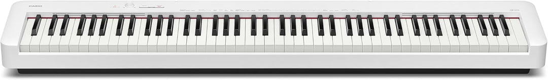 Casio CDP-S110WE Digitalpiano mit 88 gewichteten Pianotasten, weiss Weiss Single, Weiss Single