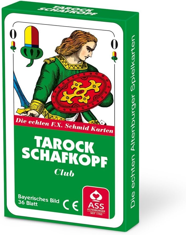 10x ASS Altenburger 22570207 - Schafkopf / Tarock - Bayerisches Bild, Kartenspiel Zehnerpaket