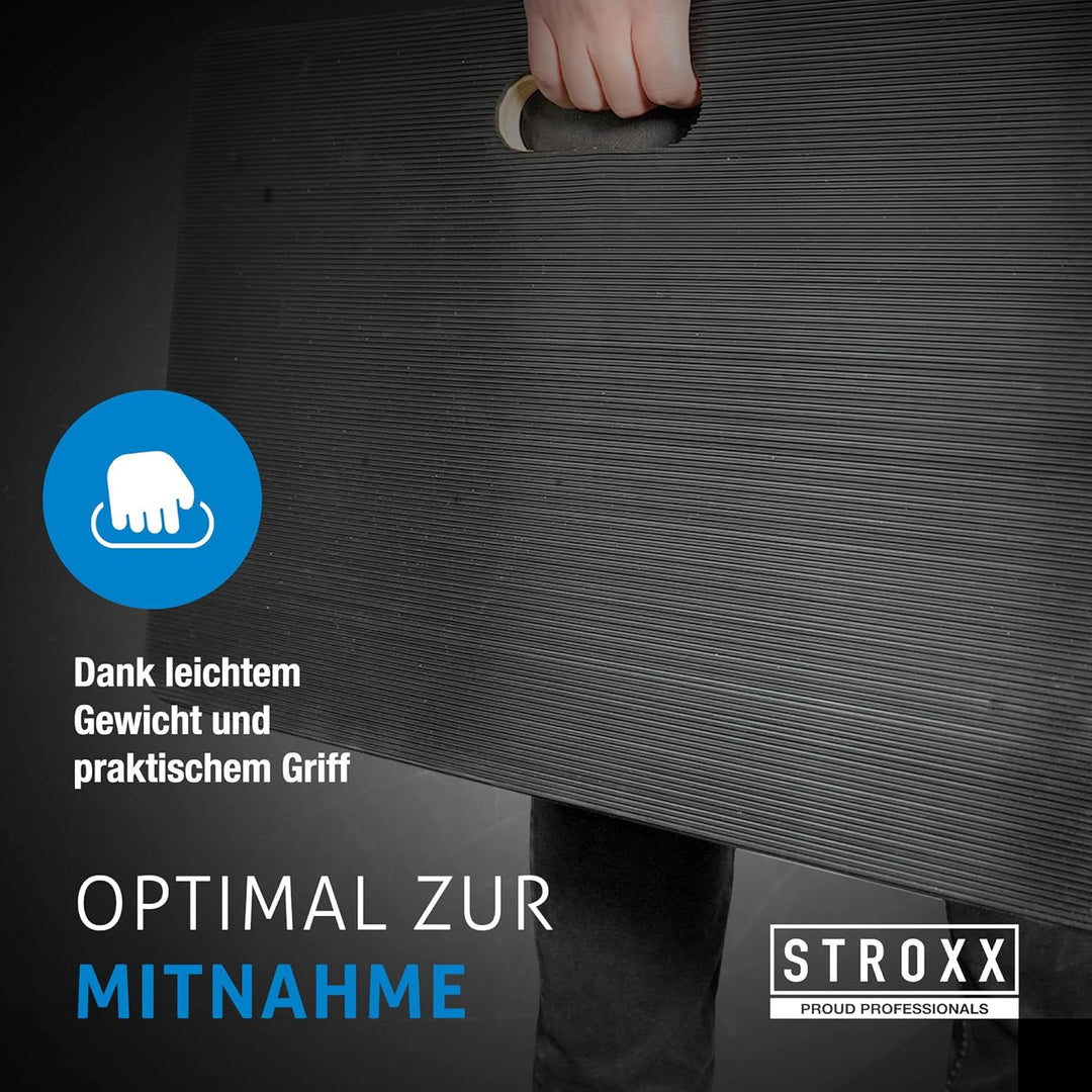STROXX – 4X Transportroller mit 2000KG (500kg pro Roller) Traglast (600 x 400 x 145mm) – Rollbrett m