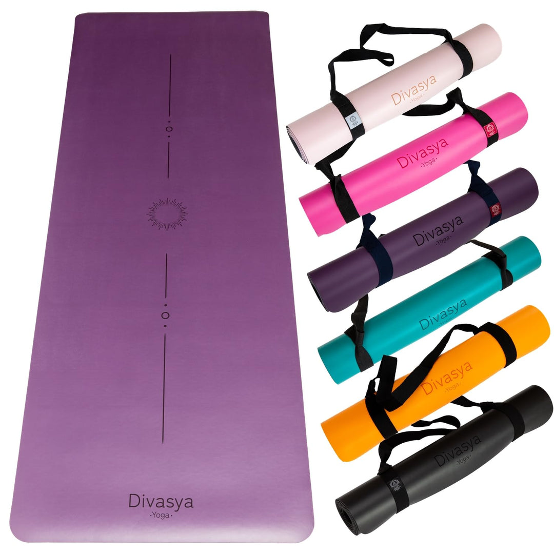Premium Yogamatte rutschfest: Naturkautschuk rutschfest &amp; japanische professional grip Oberfläche |