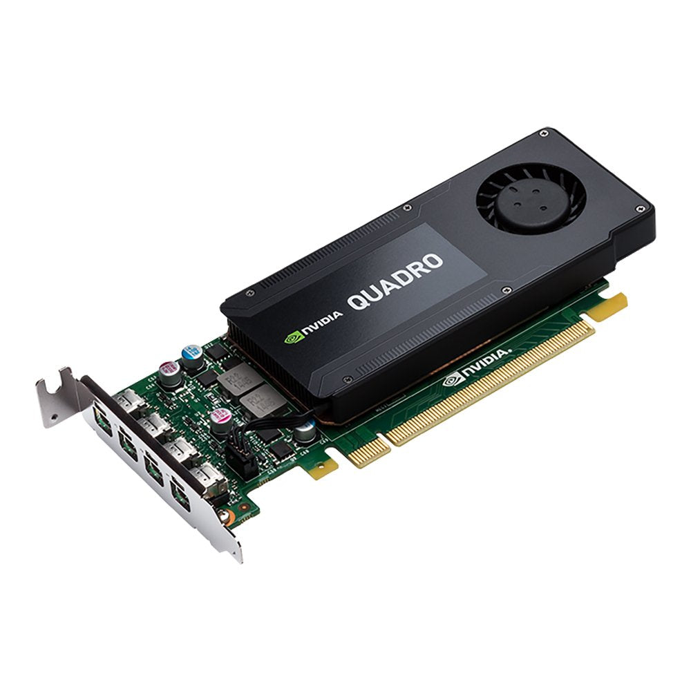 PNY NVIDIA QUADRO K1200 professionelle Grafikkarte 4 GB GDDR5 PCI-Express Low Profile 4K 4 x DP (VCQ