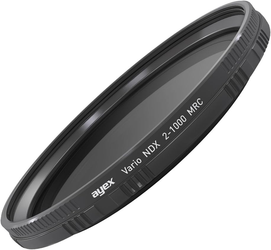 ayex ND-Filter Graufilter variabel ND2 - ND1000 MRC Slim (58mm), 58mm