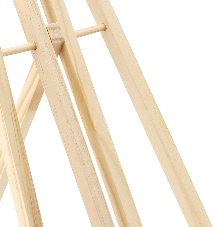 SINJEUN 6 Stück Tischstaffelei Holz 40 x 24 cm, Staffelei Klein aus Holz für Display, Deko