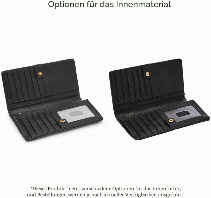 Fossil Geldbörse für Damen – Liza Eco Leder Slim Bifold, SL7891G001 – 17,1 cm L x 2,5 cm B x 9,5 cm