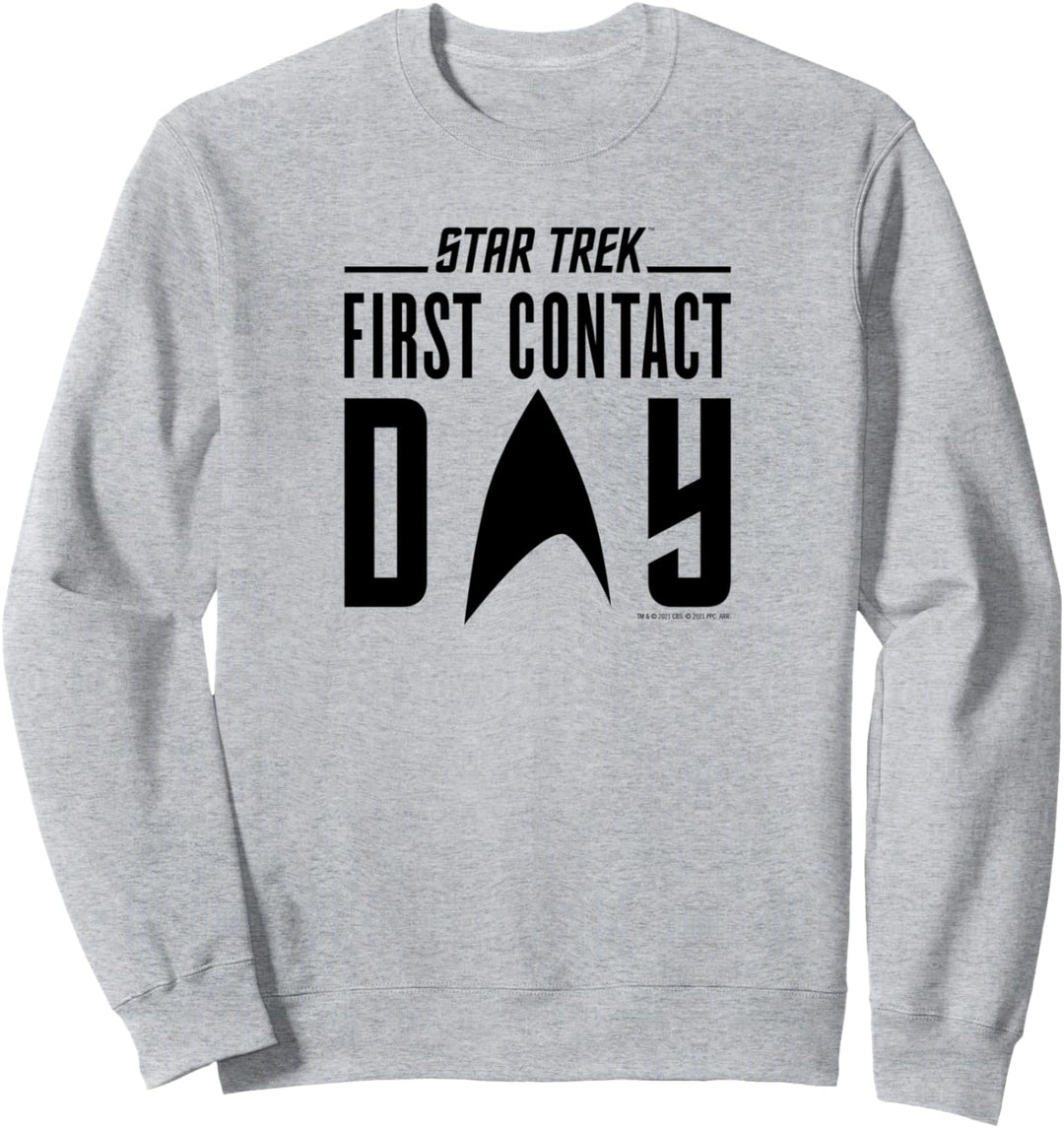 Star Trek: Logo zum ersten Kontakttag Sweatshirt