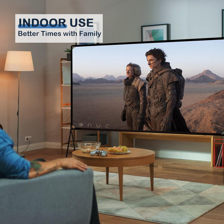 Beamer leinwand(120 "), Projektion Leinwand mit 16: 9 HD-Faltbarer Innenprojektion im Freien, Videop