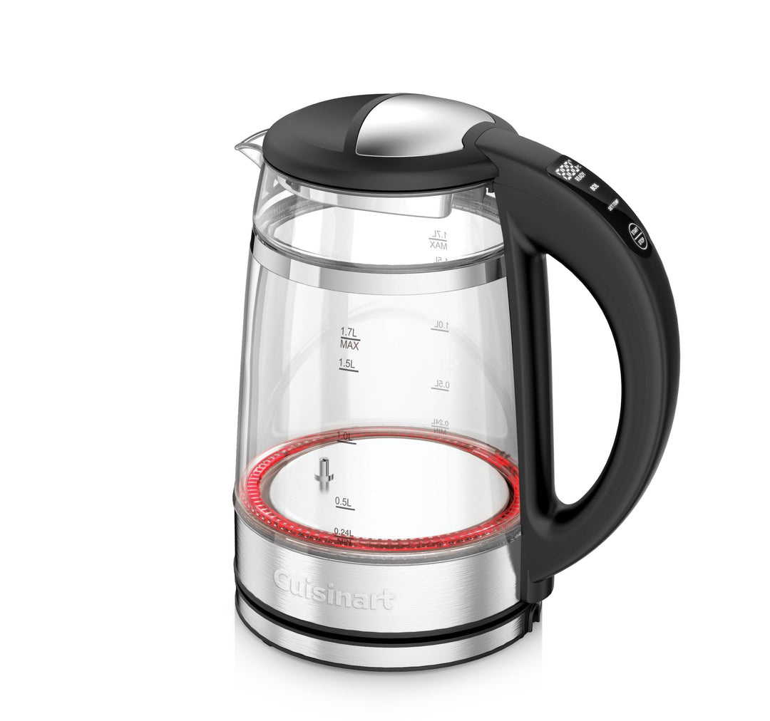 Cuisinart 1,7L Glas-Wasserkocher mit variabler Temperaturregelung | 3KW Schnellkochfunktion | Cool-T