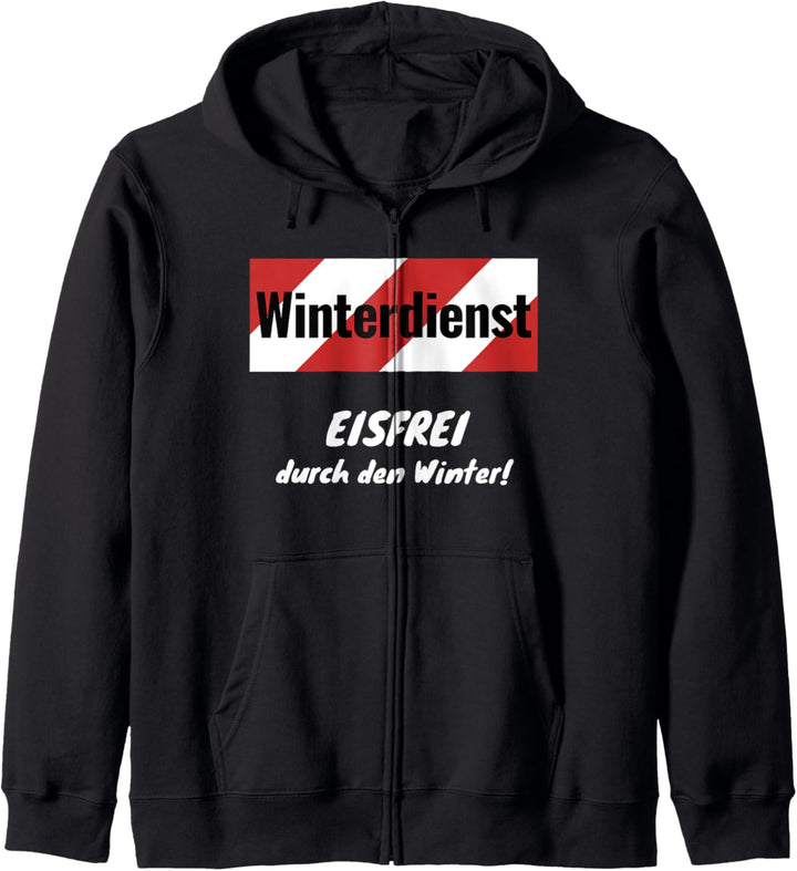 Winterdienst - Eisfrei durch den Winter! Schnee, Schneeball Kapuzenjacke
