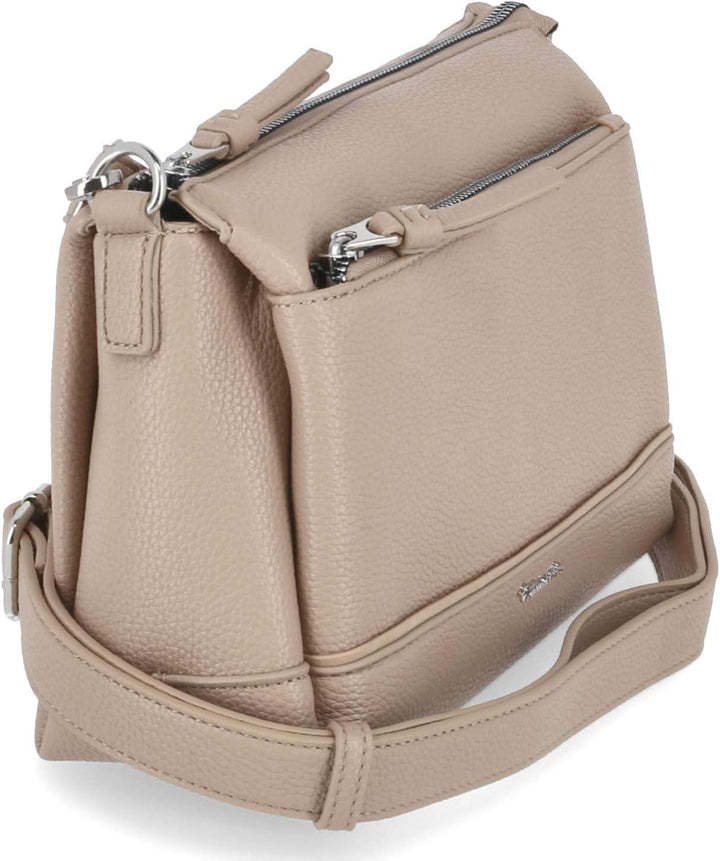 Tamaris Umhängetasche TAS Kennia 34390 Damen Handtaschen Uni Sand Einheitsgrösse, Sand Einheitsgröss