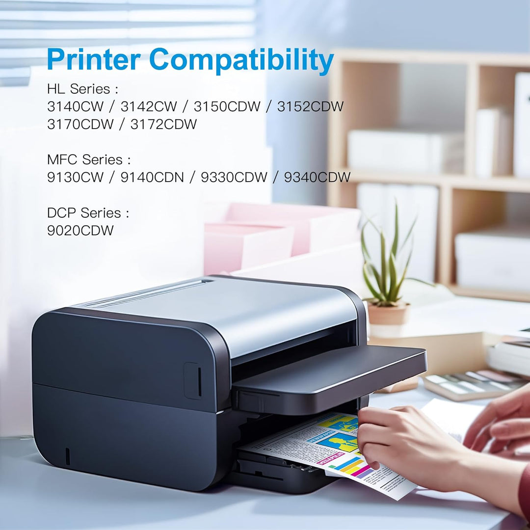 Uniwork TN241 TN245 Toner Kompatibel für Brother MFC 9142 CDN Toner TN 241 TN-245 TN-242 TN-246 MFC-
