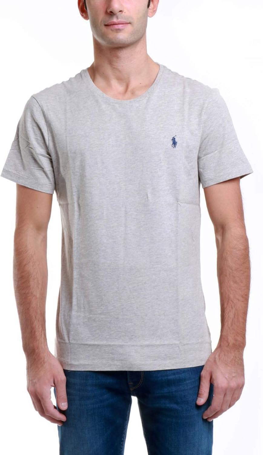 POLO RALPH LAUREN Herren Tee-Shirts T-Shirt XL Grau (Grey Heather A0004), XL Grau (Grey Heather A000