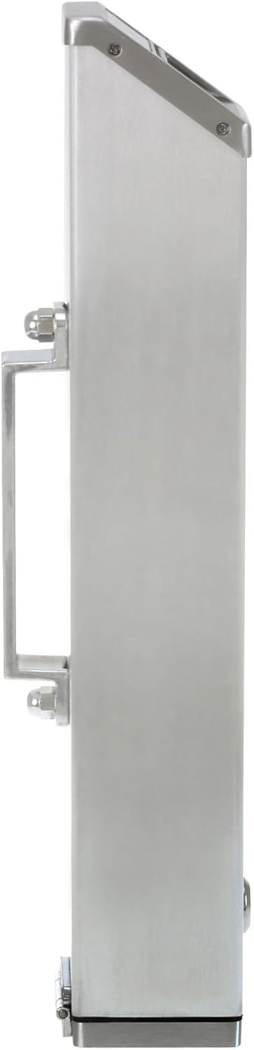 KDS Wandascher CUBI Aussenbereich Edelstahl gebürstet abschliessbar 48cm hoch